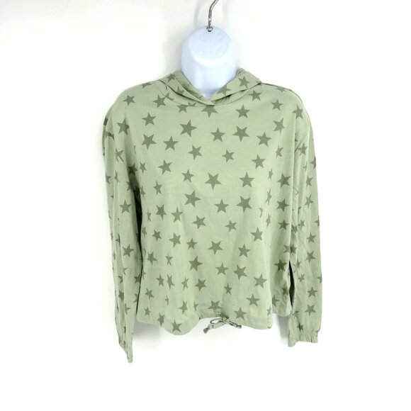 Alternative Light Green Star-Printed Hoodie Small Regular Fit NWT - Picture 1 of 5